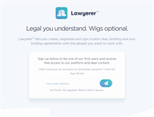 Tablet Screenshot of lawyerer.com